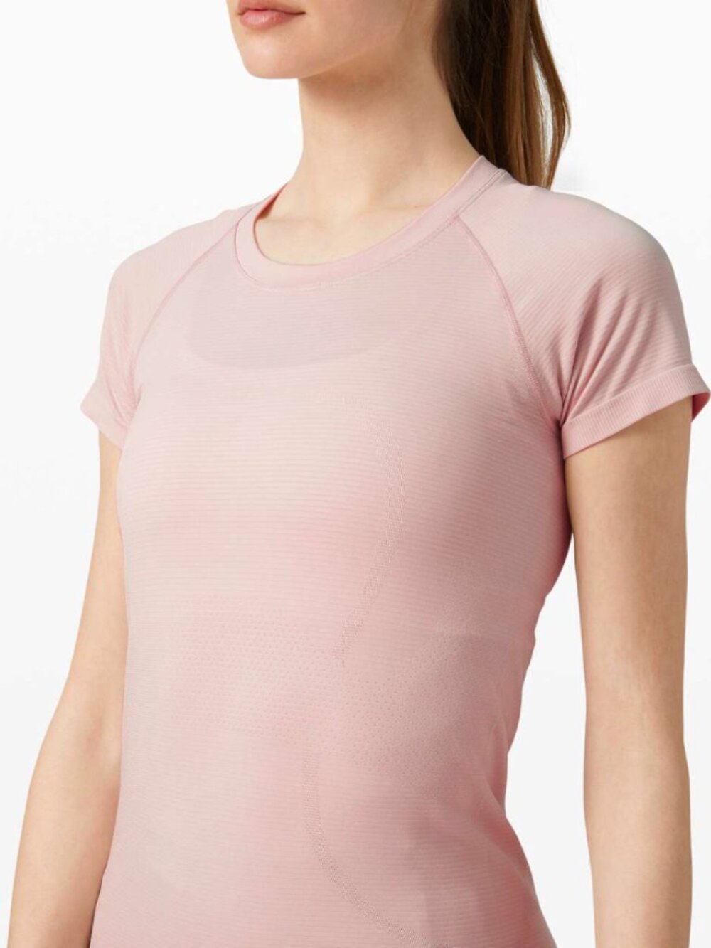 Lululemon Swiftly Tech Short Sleeve 2.0 Light Pink - Size 6